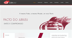 Desktop Screenshot of cbn.org.br